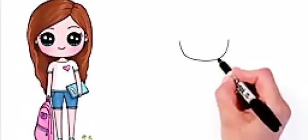 عکس نقاشی ساده و زیبا کارتونی