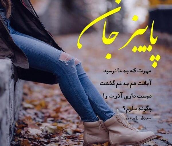 عکس پاییزی غم انگیز