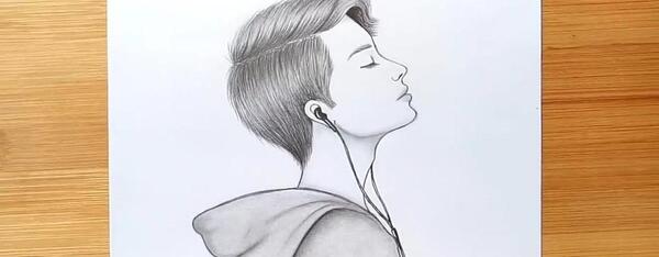 عکس نقاشی زیبا پسرانه سخت
