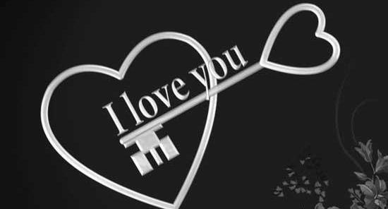 عکس عاشقانه زمینه مشکی