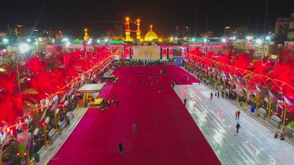 عکس صحن بین الحرمین