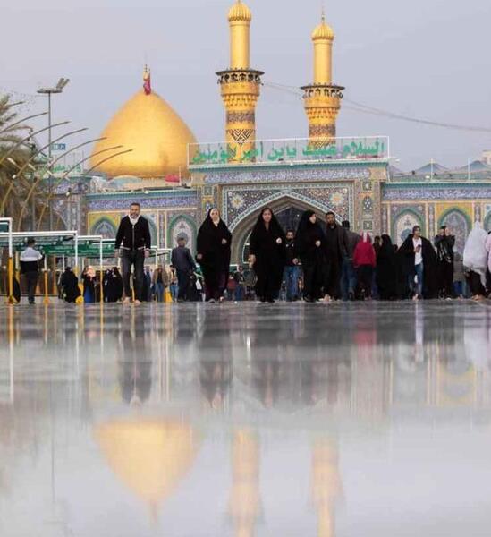 عکس صحن بین الحرمین