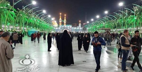 عکس صحن بین الحرمین