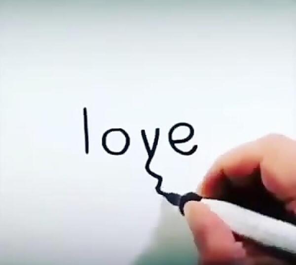 عکس نقاشی زیبا لاو