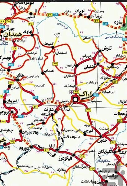 عکس نقشه گردشگری ایران