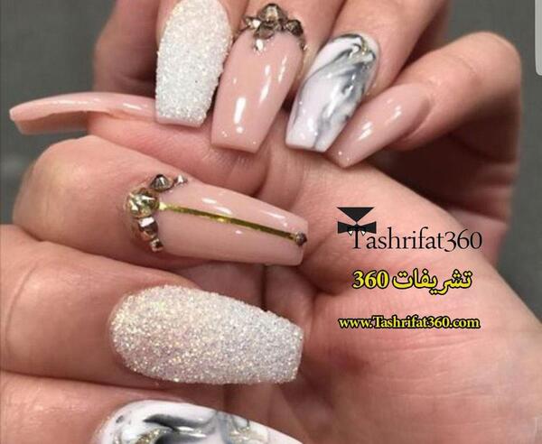 عکس مدل ناخن چهارگوش کوتاه