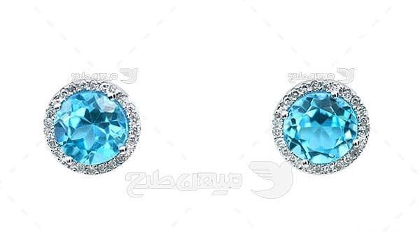 عکس گوشواره نگین