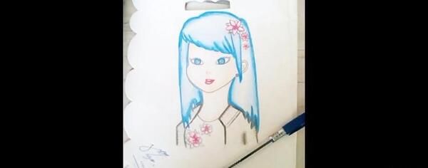 عکس نقاشی دختر زشت
