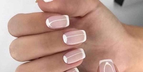 عکس شیک ترین مدل فرنچ ناخن