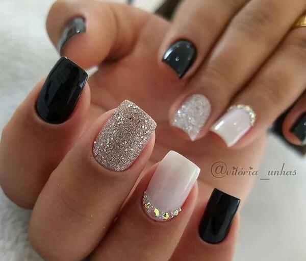عکس مدل کاشت ناخن کوتاه دخترانه