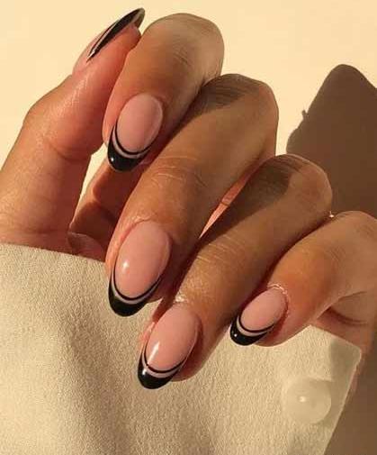 عکس طرح ناخن گرد