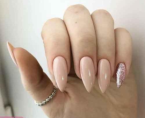 عکس طرح ناخن گرد