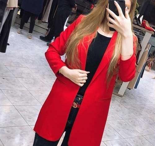 عکس فیک دختر با لباس قرمز
