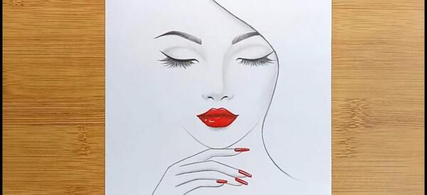 عکس نقاشی دخترانه اسان