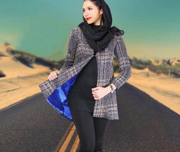 عکس مانتو جلو باز و ساپورت