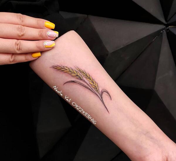 عکس تاتو زنانه روی دست