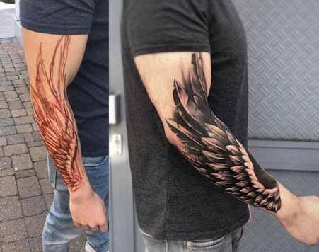 عکس تاتو پر روی دست