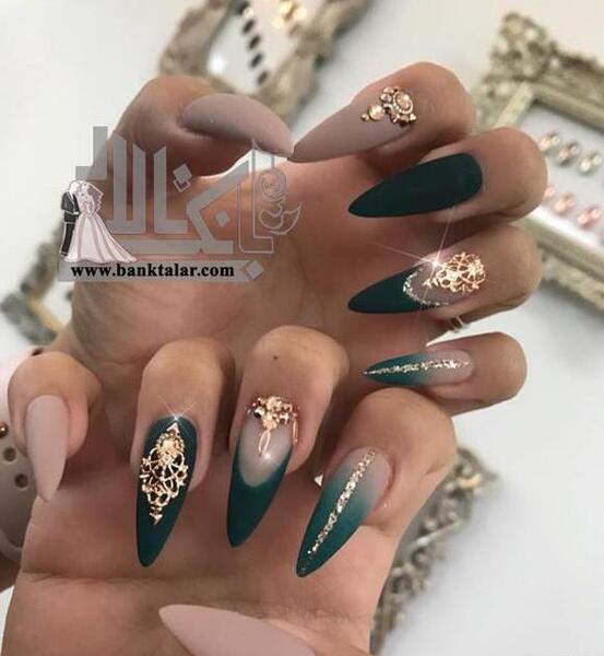 عکس مدل ناخن دخترانه قرمز