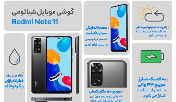عکس گوشی شیائومی نوت 11 تکنولایف