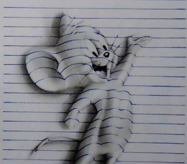 عکس نقاشی زیبا نوجوانانه