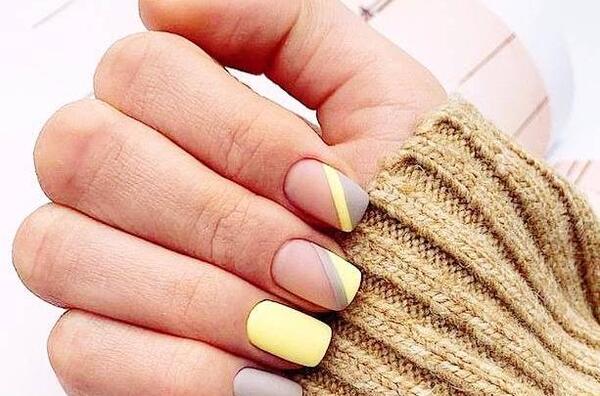 عکس مدل ناخن برای انگشتان کوتاه