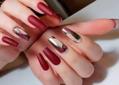 عکس مدل ناخن برای انگشتان کوتاه