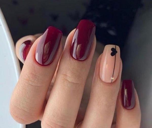 عکس مدل ناخن فرنچ جدید دخترانه