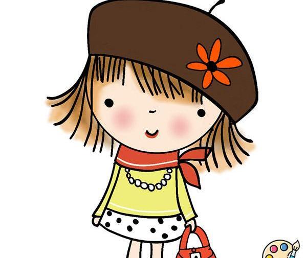 عکس نقاشی دختر ناز