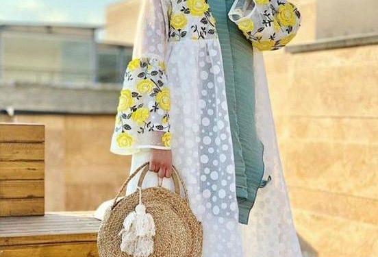 عکس مانتو مشکی جلو باز
