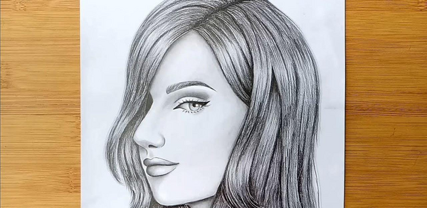 عکس نقاشی ساده صورت