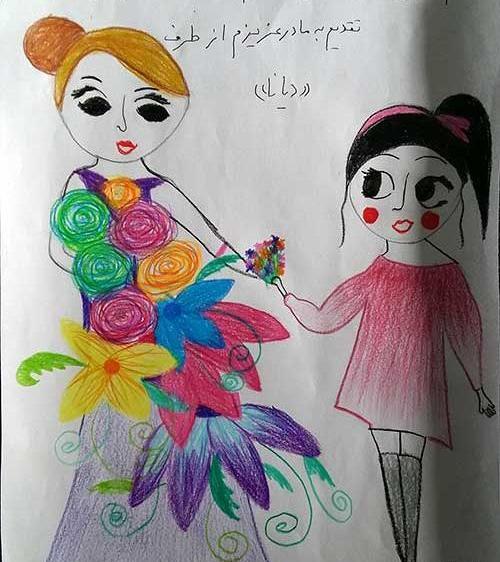 عکس نقاشی دخترانه کلاس سوم