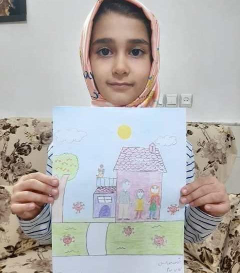 عکس نقاشی دخترانه کلاس سوم