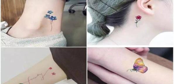 عکس ویسگون طرح تاتو زنانه