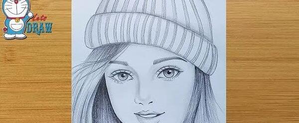 عکس نقاشی دختر سخت
