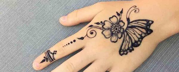 عکس مدل تاتو حنا دخترانه