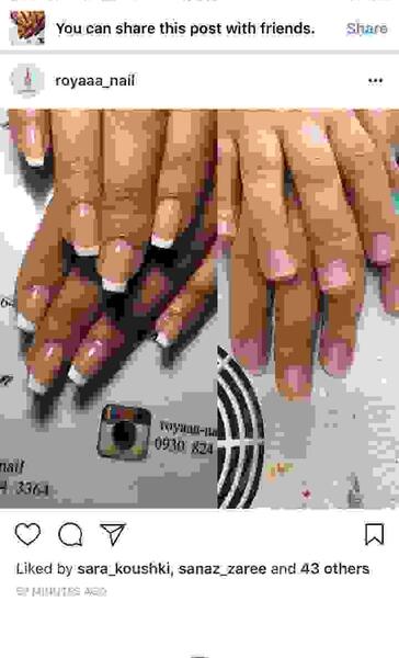 عکس مدل فرنچ ناخن نی نی سایت