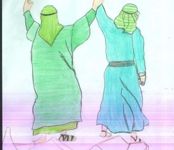 عکس نقاشی ساده غدیر خم