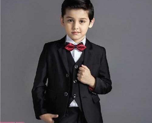 عکس پسر بچه با کت و شلوار