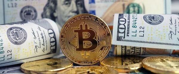 عکس بیت کوین و دلار
