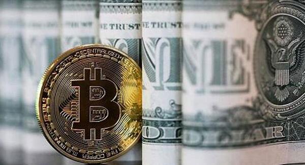 عکس بیت کوین و دلار