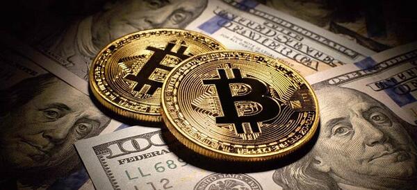 عکس بیت کوین و دلار