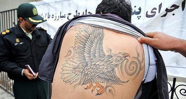 عکس تاتو نقشه ایران