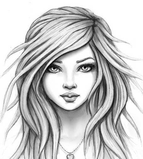 عکس نقاشی دختر لاتی