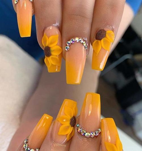 عکس مدل ناخن ذوزنقه جدید