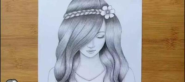 عکس نقاشی سیاه قلم آسان کودکانه