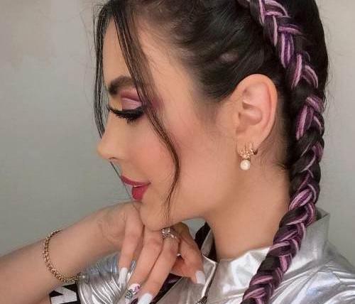 عکس بافت مو رنگی جدید