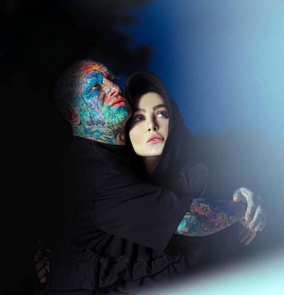 عکس تاتو روی دست کودک