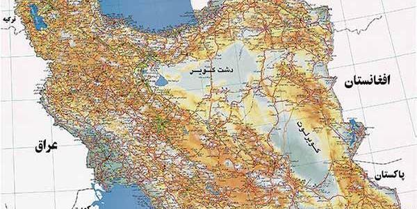 عکس نقشه زنده ایران