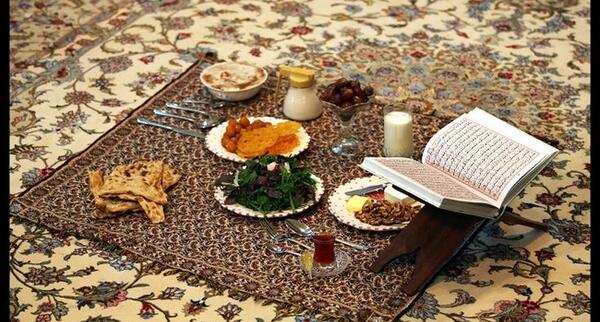 عکس سفره آرایی ماه رمضان