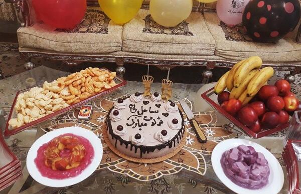 عکس کیک مبینا جان تولدت مبارک